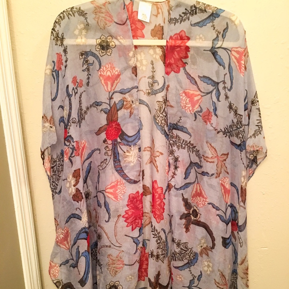 Boho Botanical Kimono